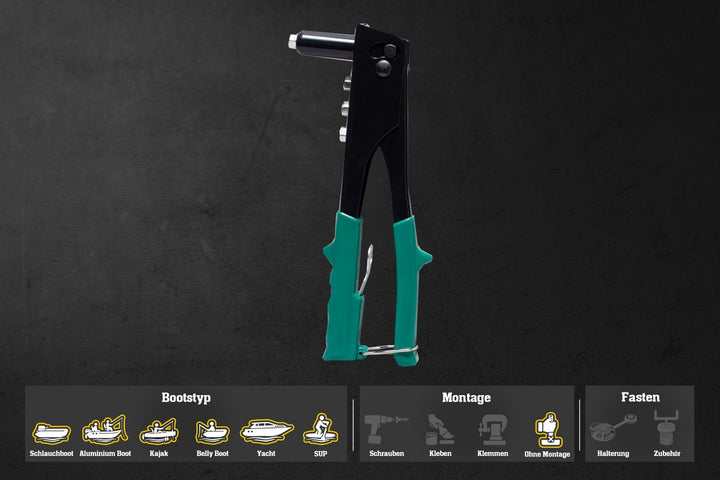 Blindnietzange  Ideal zur Montage von Carbonrohren und Fasten Gelenken