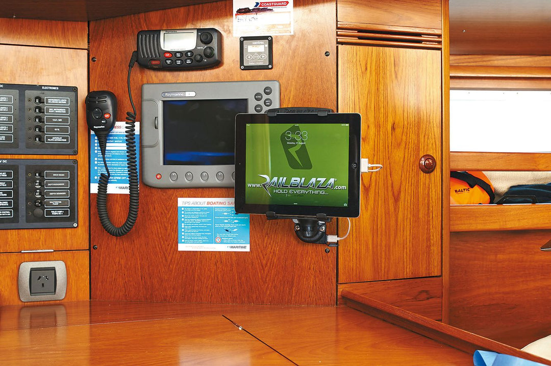 Railblaza E Series USB Starport Halterung (schwarz) Montage: bohren 03-4080-11