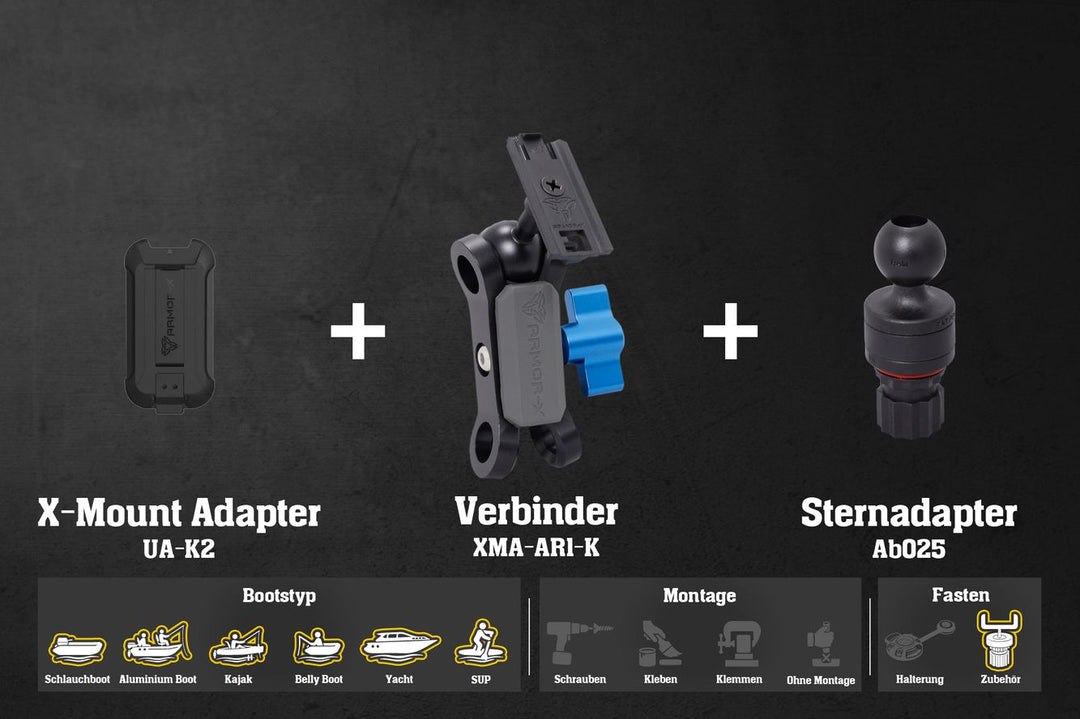 L997-Armor-X-Handy-halter-mit-verbinder-und-kugel-fasten-und-X-Mount-Adapter.jpg