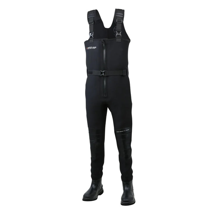 mazume TIDE MANIA FULL OPEN NEO PLAIN Neopren-Wathose in Schwarz – MZBF-816