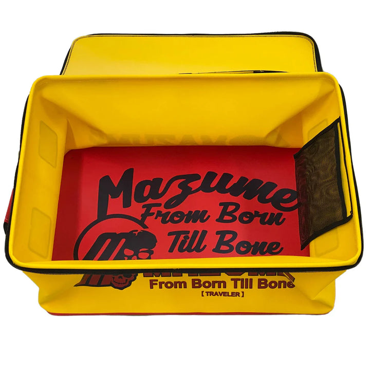 mazume WADING CARGO IV mit Deckel – Wasserdichte EVA Transportbox für Wathose, Schlauchboot, Watstiefel & Bellyboot (MZBK-578, Schwarz)