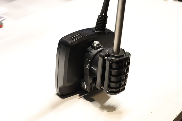 Set: Fasten Geberstange Humminbird MegaLive + Halterung (110x110mm) + Kleber Kit