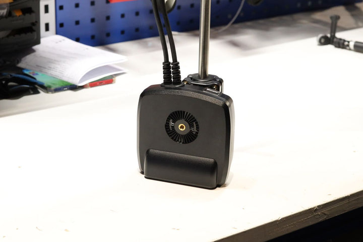 Set: Fasten Geberstange Humminbird MegaLive + Halterung (110x110mm) + Kleber Kit