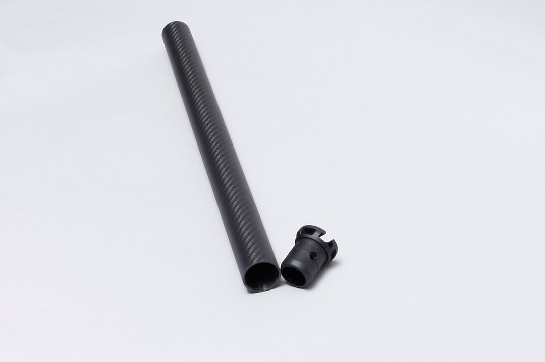 3K Carbon Rohr (32mm Ø außen), Basis für individuelle Eigenbauten (1150mm Länge)