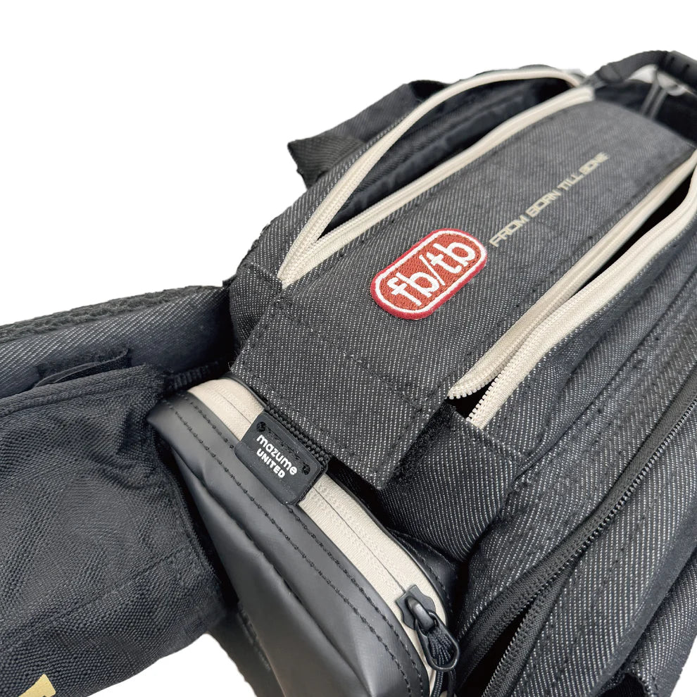 mazume SEATANK IV Angeltasche Bauchtasche – Wasserdichter Angel-Rucksack mit großem Stauraum und robustem Design (Schwarz)