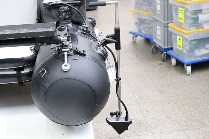 Set: Railblaza Geberstange für Garmin Panoptix + Halterung Quikport + Kleber Kit