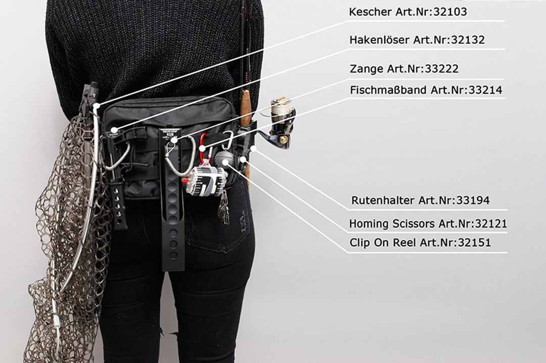 Daiichiseiko Bauchtasche zur Aufbewahrung von Kunstködern Egi Rack MS-W10