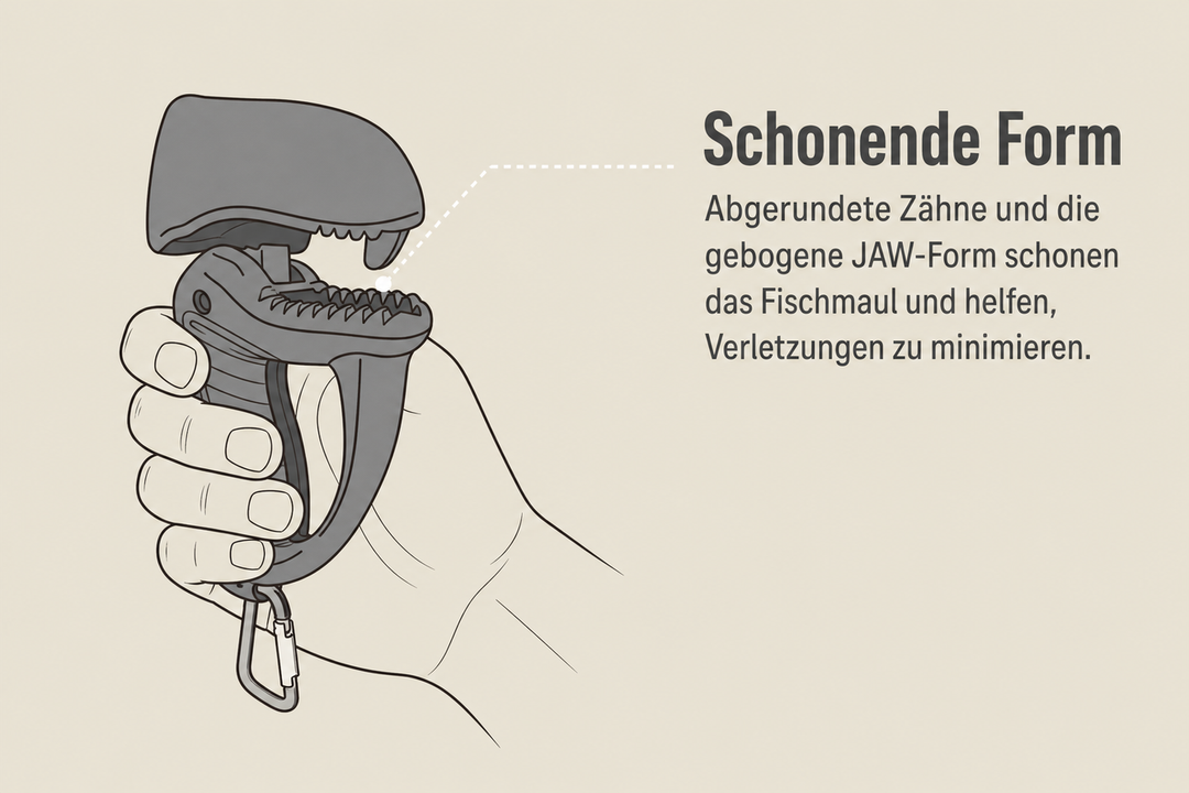 Daiichiseiko Jaw Grip MC kompakte Fischgreifzange für sicheres Landen