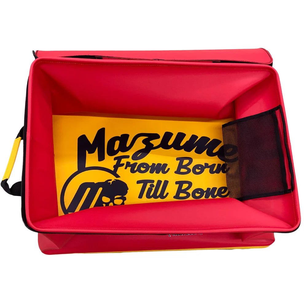 mazume WADING CARGO IV mit Deckel – Wasserdichte EVA Transportbox für Wathose, Schlauchboot, Watstiefel & Bellyboot (MZBK-578, Schwarz)