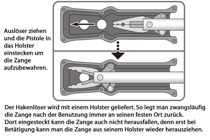 Set: Daiichiseiko Angeltasche MS 4025 + Rutenhalter MS Rodrack 33 + Hakenlöser