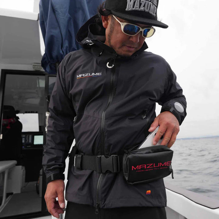 mazume WAIST POUCH – Wasserabweisende Hüfttasche für Smartphone & Zubehör beim Angeln (MZAS-790)