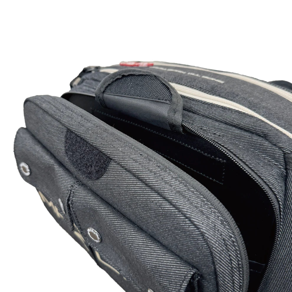 mazume SEATANK IV Angeltasche Bauchtasche – Wasserdichter Angel-Rucksack mit großem Stauraum und robustem Design (Schwarz)