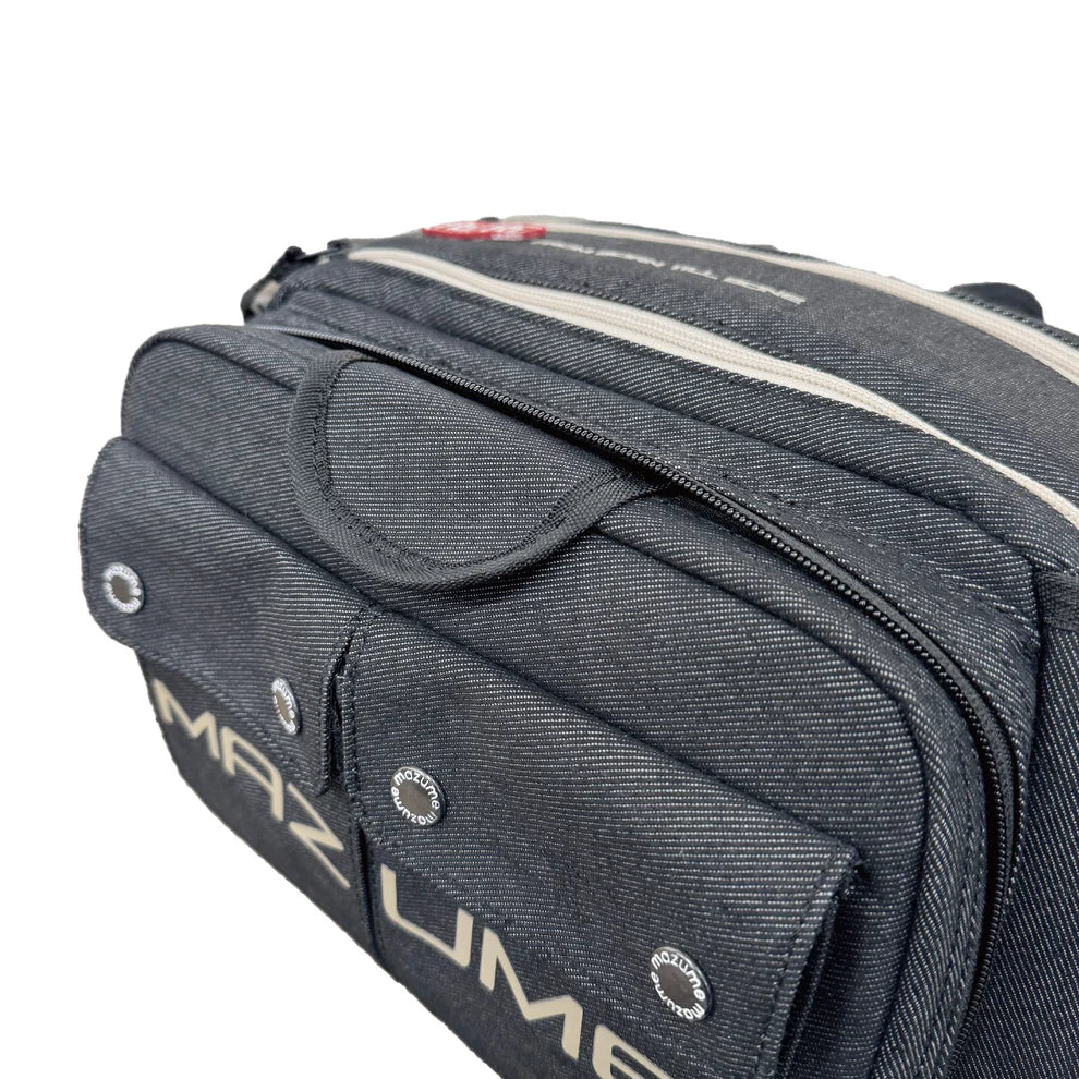 mazume SEATANK IV Angeltasche Bauchtasche – Wasserdichter Angel-Rucksack mit großem Stauraum und robustem Design (Schwarz)