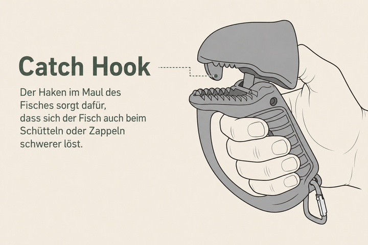 Daiichiseiko Jaw Grip MC kompakte Fischgreifzange für sicheres Landen