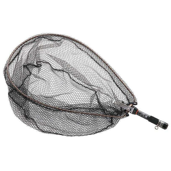 Tailwalk Catch Bar KAI Wading Net, Japan-Kescher Netz gummiert für Watangeln, Bellyboot und kayak, Hecht Zander Barsch Wels forelle