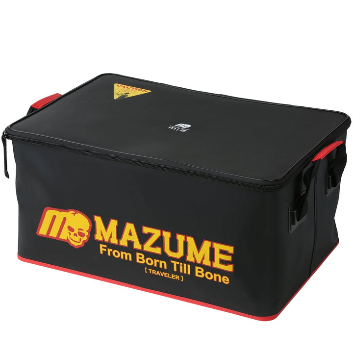 mazume WADING CARGO IV mit Deckel – Wasserdichte EVA Transportbox für Wathose, Schlauchboot, Watstiefel & Bellyboot (MZBK-578, Schwarz)