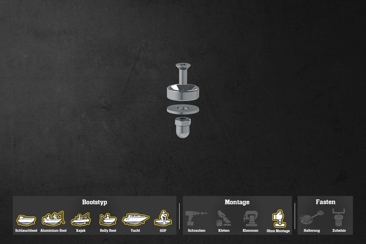 Fasten Reparatur Kit für Bait Board Angeltisch THf375