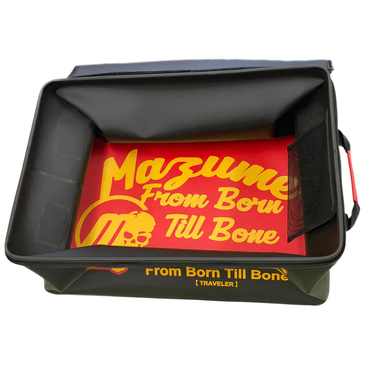 mazume WADING CARGO IV mit Deckel – Wasserdichte EVA Transportbox für Wathose, Schlauchboot, Watstiefel & Bellyboot (MZBK-578, Schwarz)