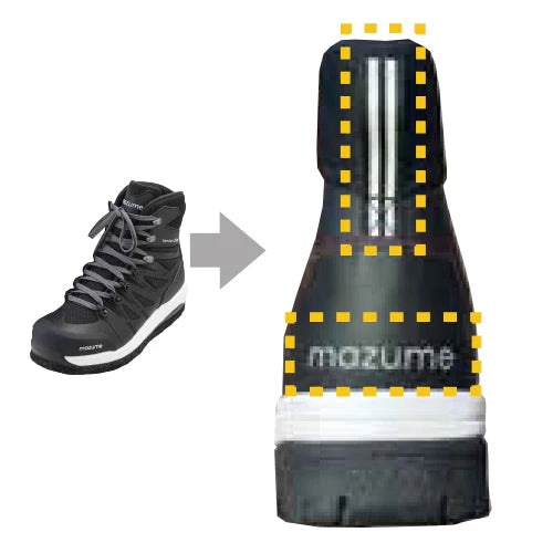 Aktuell in Vorbestellung – mazume Watschuhe mit Filzsohle &amp; Spikes MZWD-692 – Jetzt auch in Größe 3L verfügbar (neue Generation)