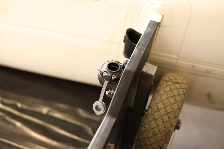 Set: Positionslicht Schlauchboot + Gelenkfuß + Teleskopverlängerung + Halterung