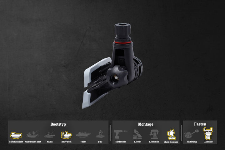 Set: Fasten Stütze + Gelenk zur Rohrverstärkung mit FMR132 und FMR125