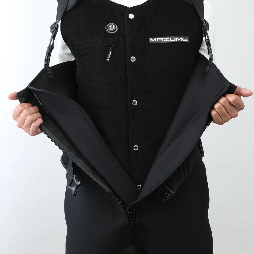 mazume TIDE MANIA FULL OPEN NEO PLAIN Neopren-Wathose in Schwarz – MZBF-816