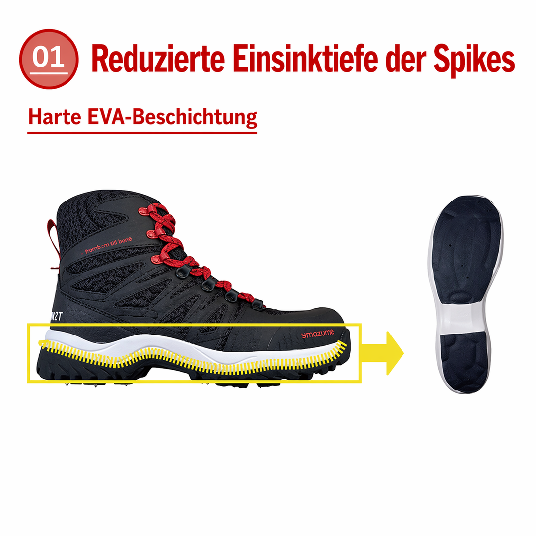 Aktuell in Vorbestellung – mazume Watschuhe mit Tungsten-Spikes MZWD-691 – Jetzt auch in Größe 4L (neue Generation)