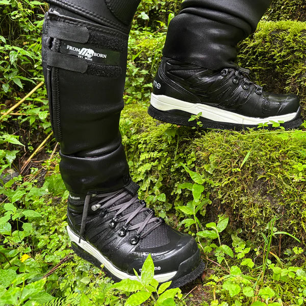 mazume MZWD-529 FELT SPIKE SHOES, felt spiked shoes for waders, belly boat and fly fishing, wading, rock fishing 