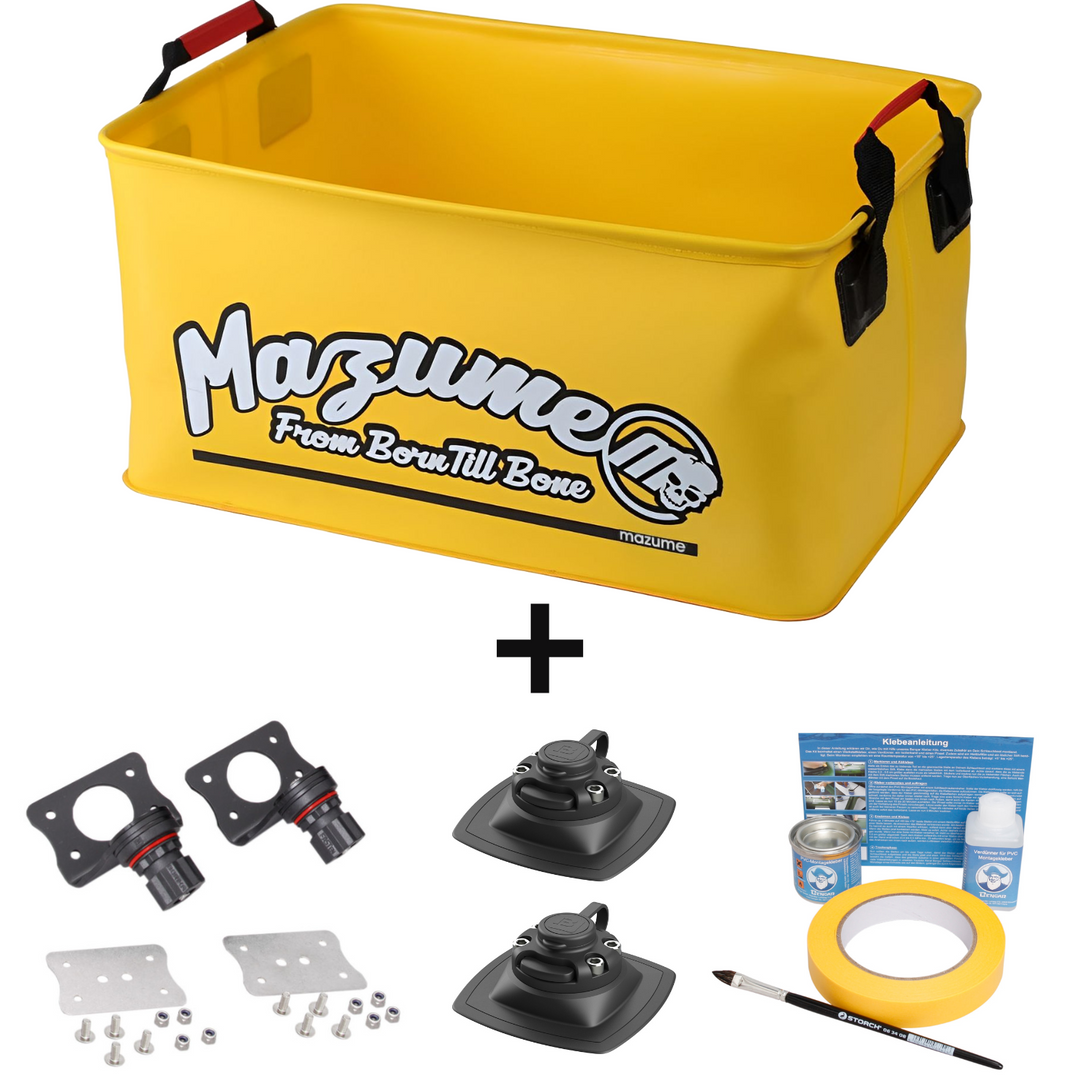 Set: mazume Wading Cargo + 2x Winkeln + 2x Halterung + Kleber