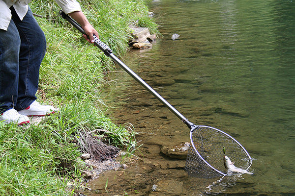 Daiichiseiko sheet pile landing net telescopic to 550cm Auto King Frame 48-550X