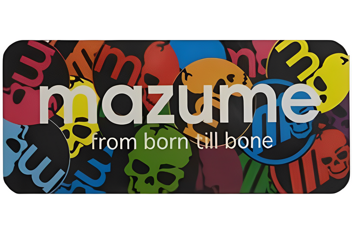 mazume LOGO STICKER Ⅱ (5 sticker set) for sticking on bait boxes, bakkan, and much more.