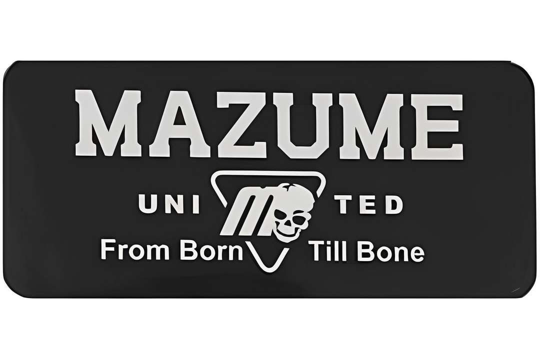 mazume LOGO STICKER Ⅱ (5 sticker set) for sticking on bait boxes, bakkan, and much more.