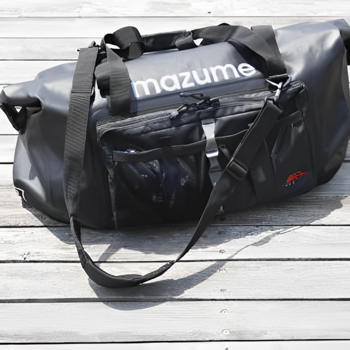 mazume WATER PROOF DUFFEL BAGⅡ 52L, Wasserdichte Tasche für Wathose, Watschuhe, Reisen und Camping