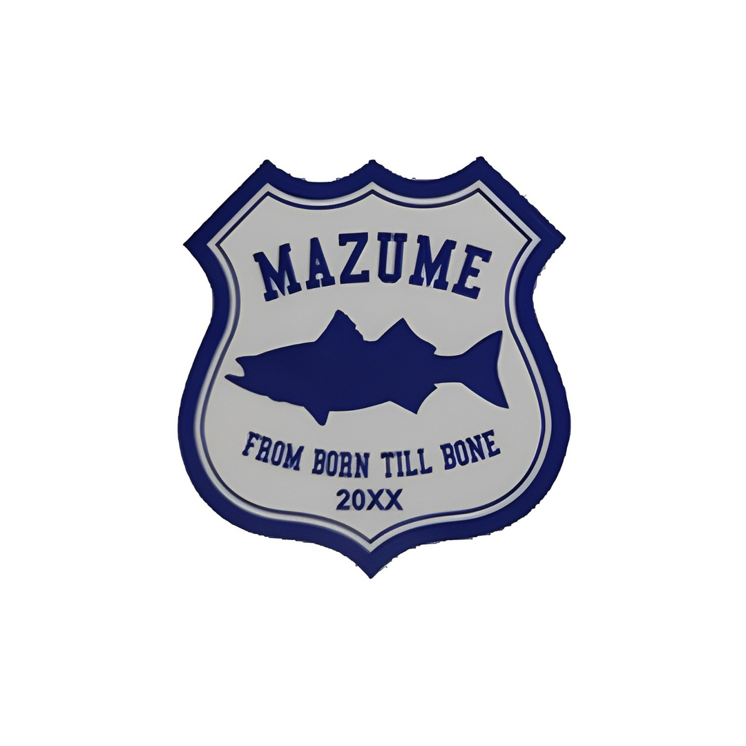 mazume STICKER Fish mini (5 sticker set) for sticking on the bait box, bakkan, etc.