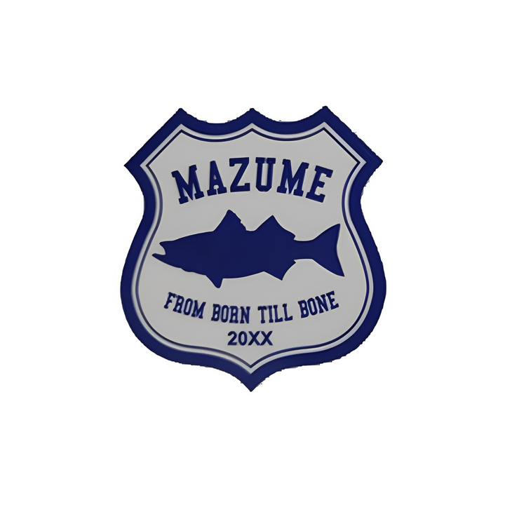 mazume STICKER Fish mini (5 sticker set) for sticking on the bait box, bakkan, etc.