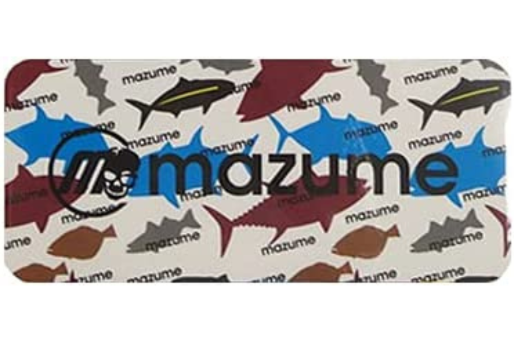 mazume LOGO STICKER Ⅱ (5 sticker set) for sticking on bait boxes, bakkan, and much more.