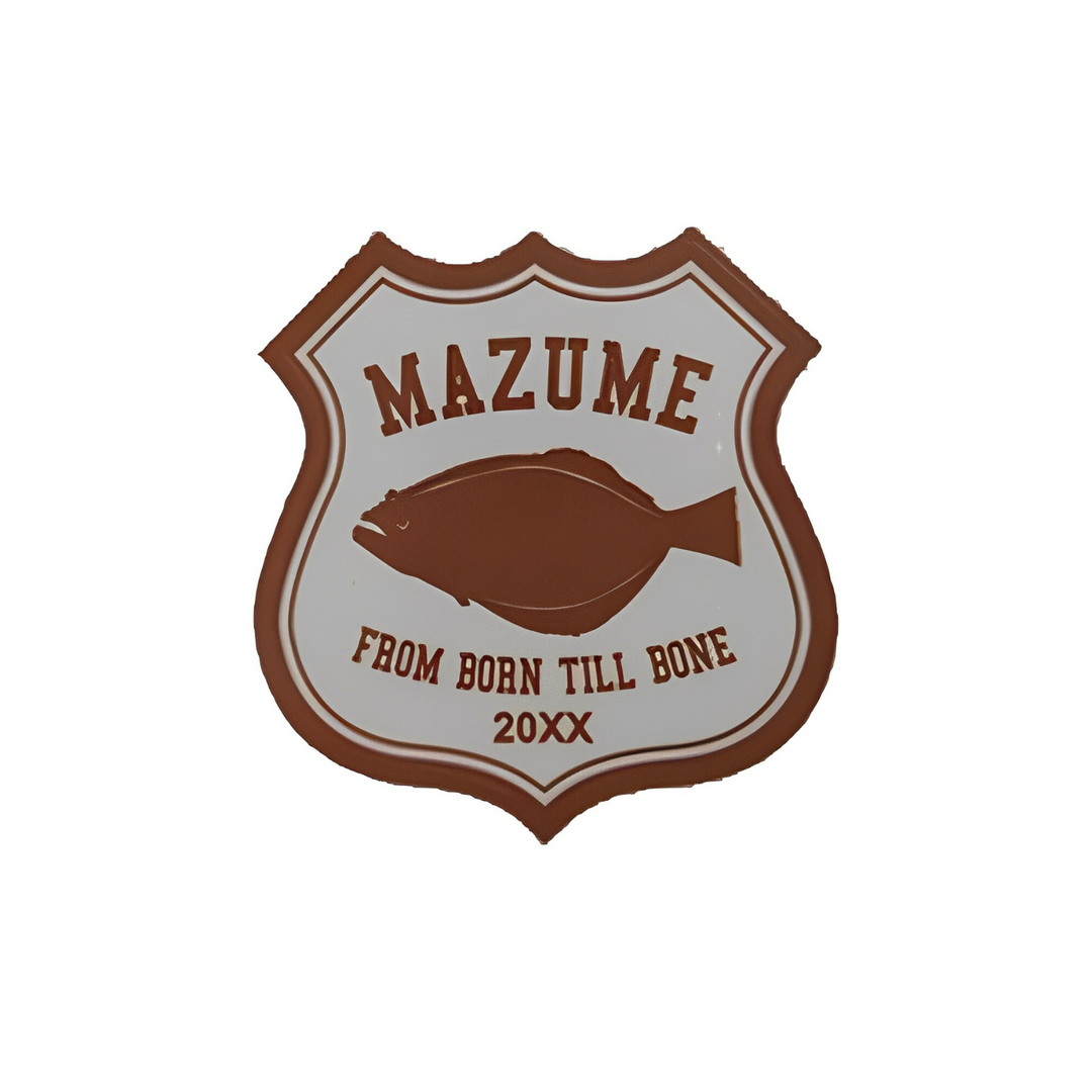 mazume STICKER Fish mini (5 sticker set) for sticking on the bait box, bakkan, etc.