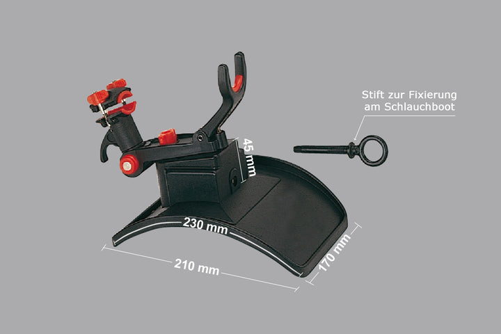 Daiichiseiko Schlauchboot Rutenhalter pro aus Japan zum kleben Chibi Lark GB