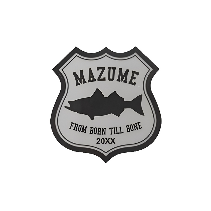 mazume STICKER Fish mini (5 Sticker Set) zum Bekleben von Köderbox, Bakkan, evm.